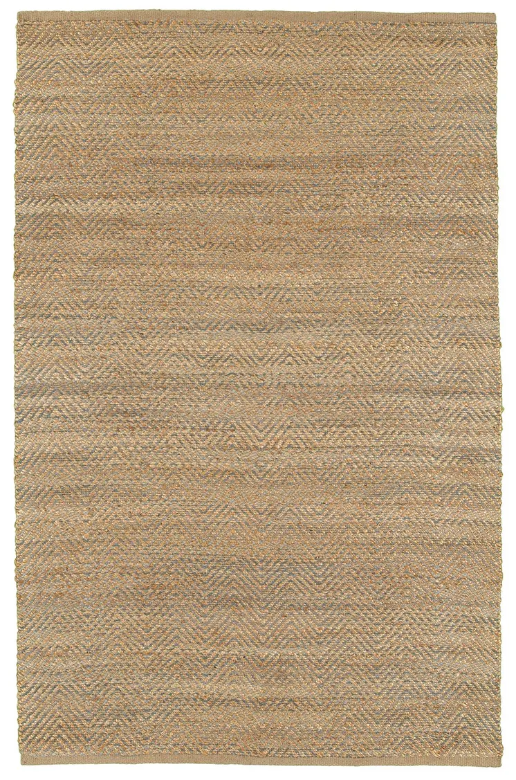 5' X 8' Natural Jute Hand Woven Area Rug