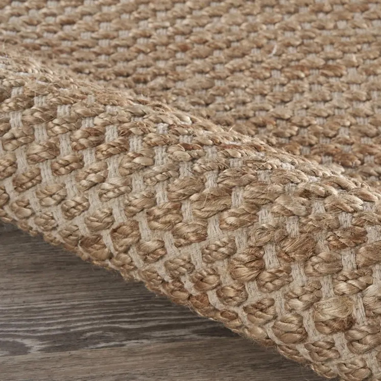 8' X 10' Tan Hand Loomed Area Rug