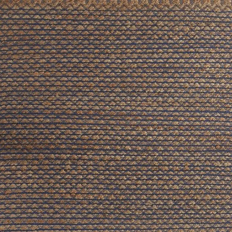 9' X 12' Tan and Blue Detailed Lattice Area Rug