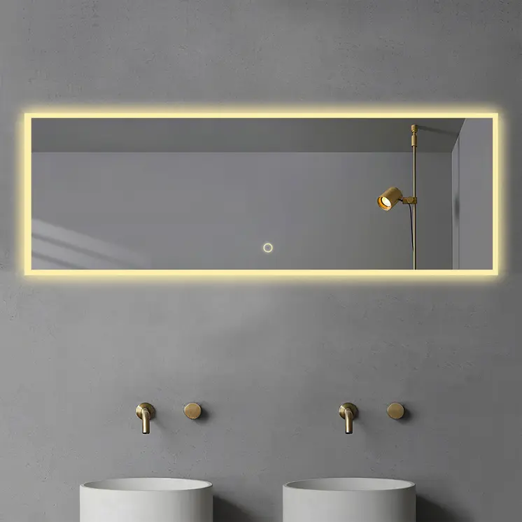 Clear Unframed Full Length Hanging Mirror