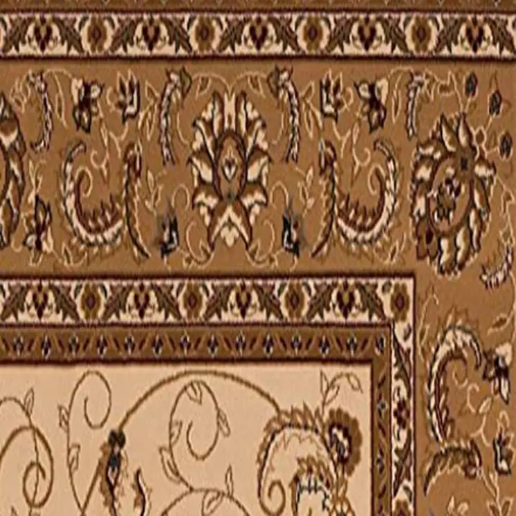 10' Beige And Ivory Oriental Runner Rug