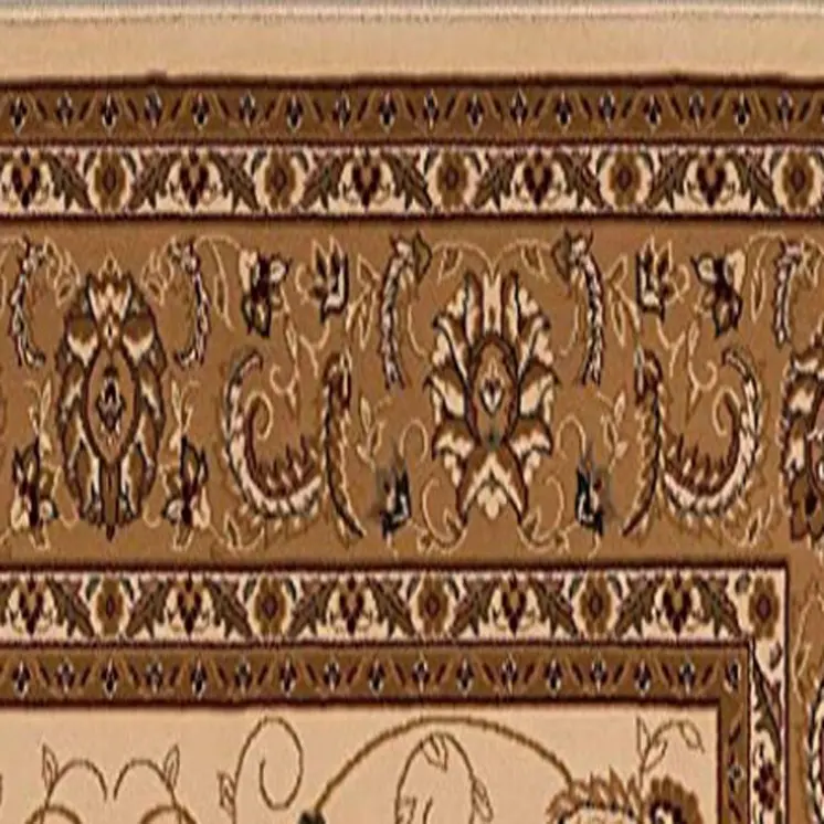 13' Beige And Ivory Oriental Runner Rug