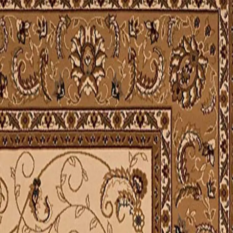 20' Beige And Ivory Oriental Runner Rug