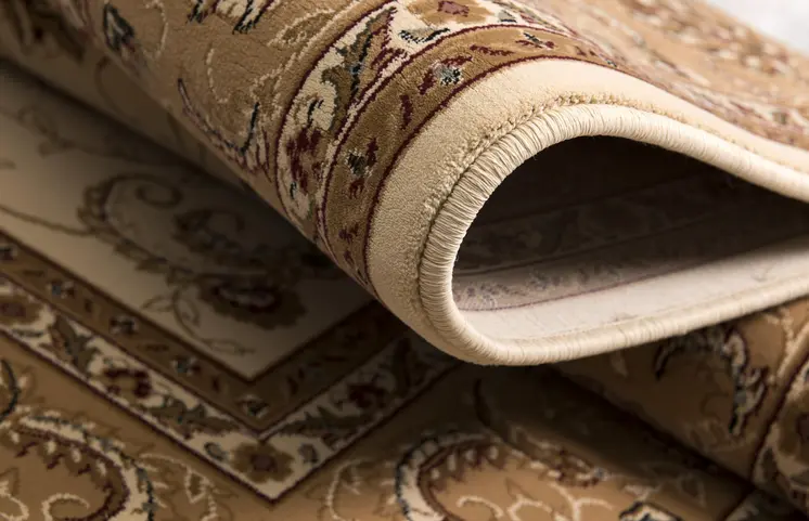 13' Beige And Ivory Oriental Runner Rug