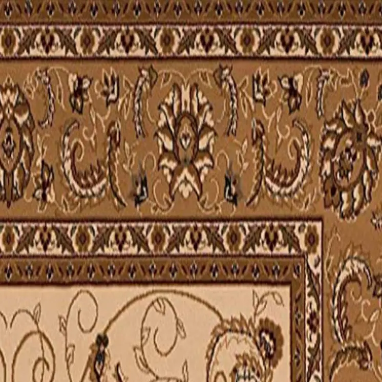 13' Beige And Ivory Oriental Runner Rug