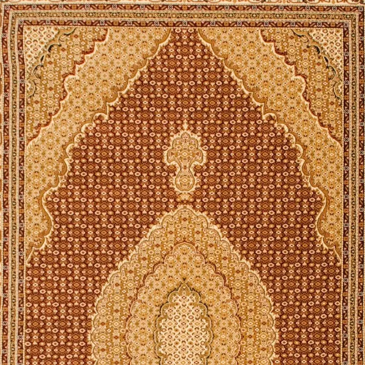 20' Red And Beige Oriental Runner Rug