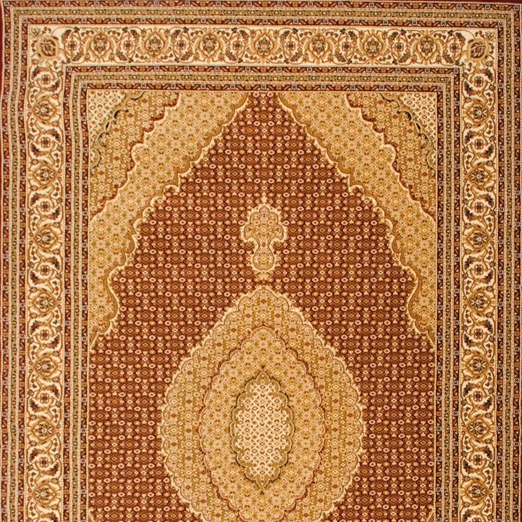 20' Red And Beige Oriental Runner Rug