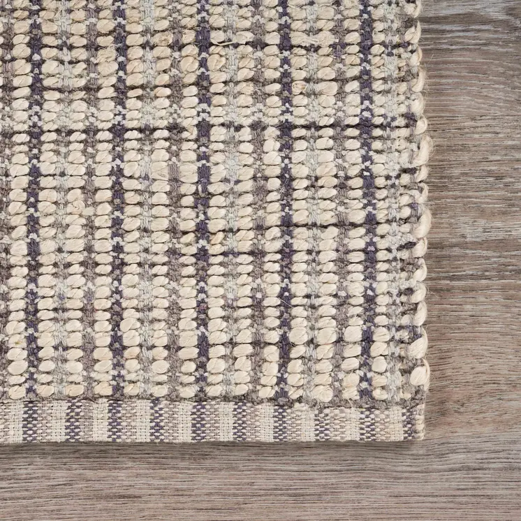 9' X 12' Brown and Beige Toned Jute Area Rug