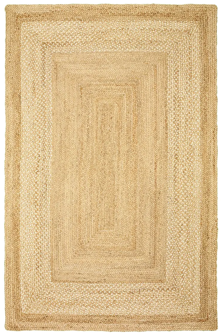 4' X 6' Classic Tan Bordered Area Rug