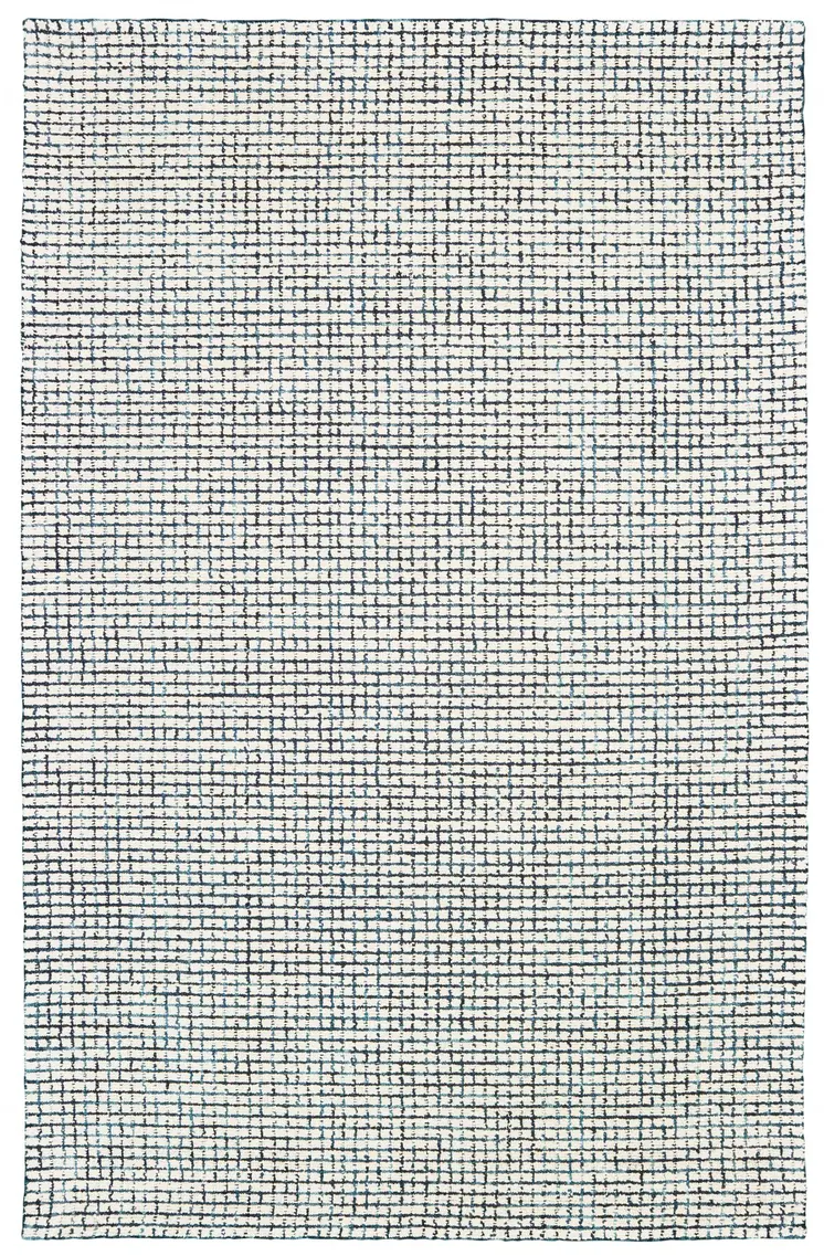 8' X 10' Ivory Wool Hand Loomed Area Rug