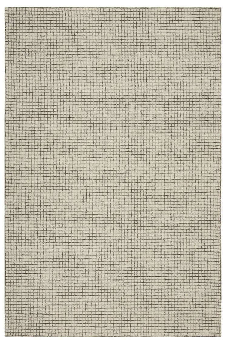 8' X 10' Tan Wool Hand Loomed Area Rug
