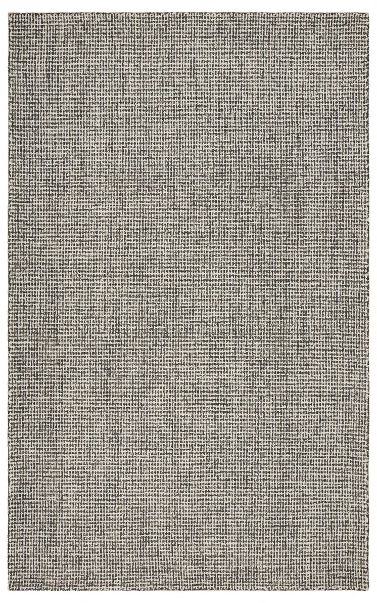 8' X 10' Gray Wool Handmade Area Rug