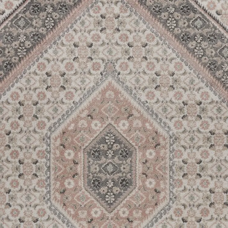 8' X 10' Gray and Ivory Area Rug