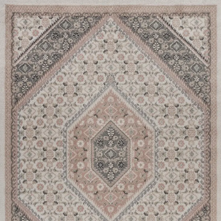 8' X 10' Gray and Ivory Area Rug