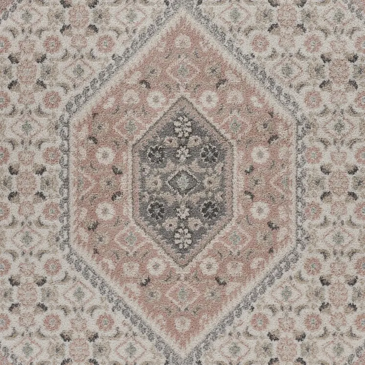 8' X 10' Gray and Ivory Area Rug