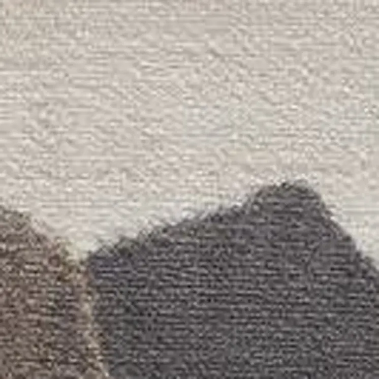 5' X 8' Beige Cobblestone Pattern Area Rug