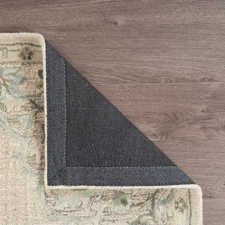 9' X 12' Ivory Wool Handmade Area Rug