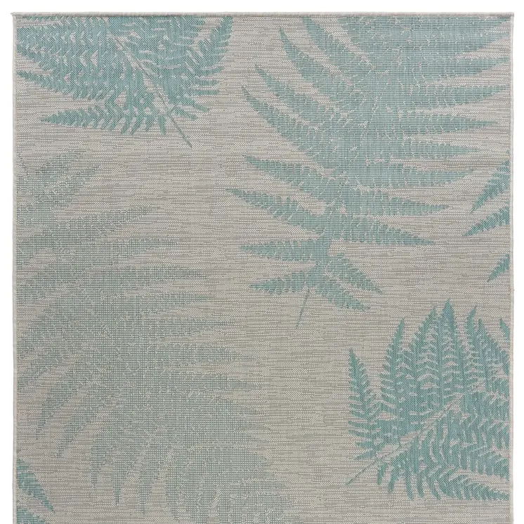 8' X 10' Gray Indoor Outdoor Area Rug