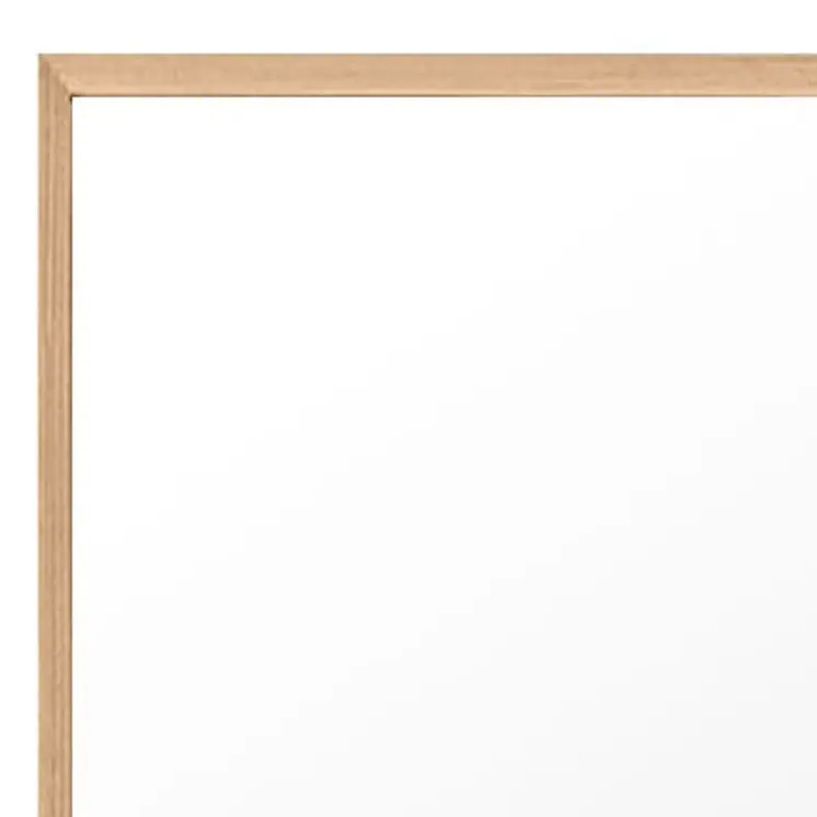 Wooden Full Length Mirror Floor Mirror with Stand