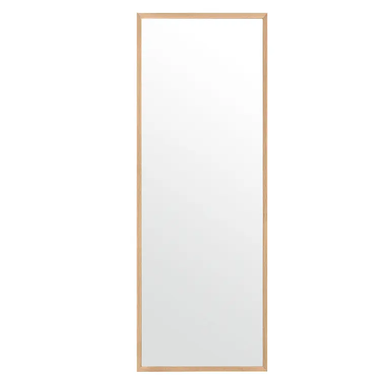 Wooden Full Length Mirror Floor Mirror with Stand