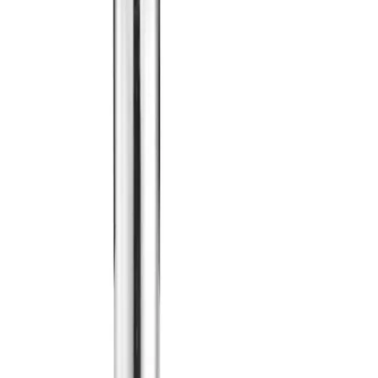 26" Brown and Silver Rounded Stainless Steel Bar Table
