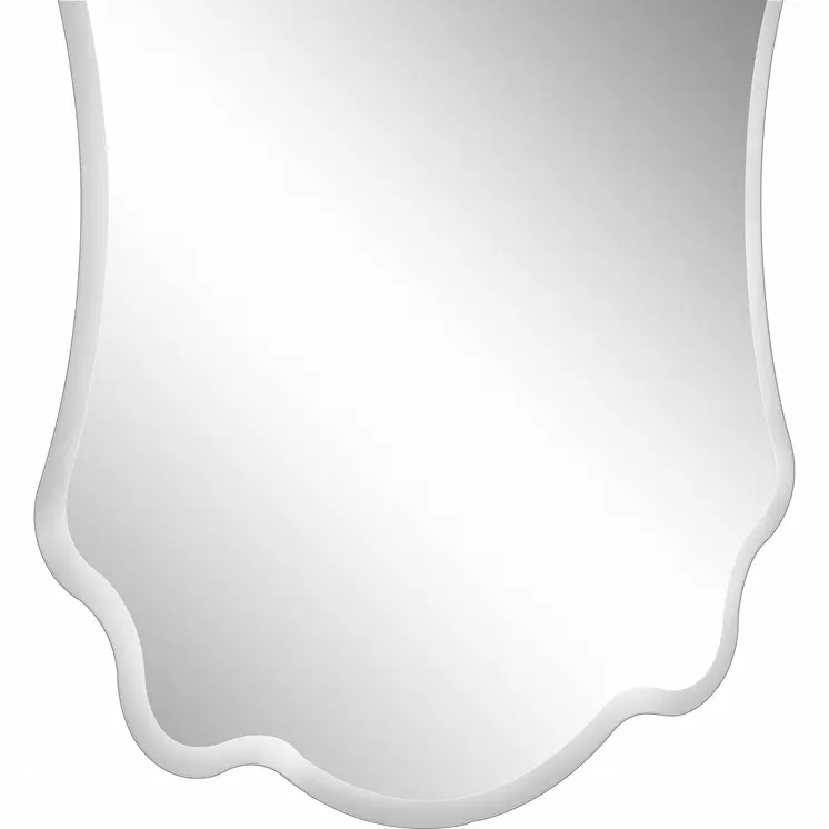 Silver Novelty Accent Glass Mirror