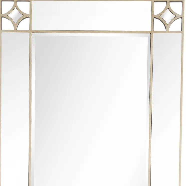 46" Champagne Framed Accent Mirror