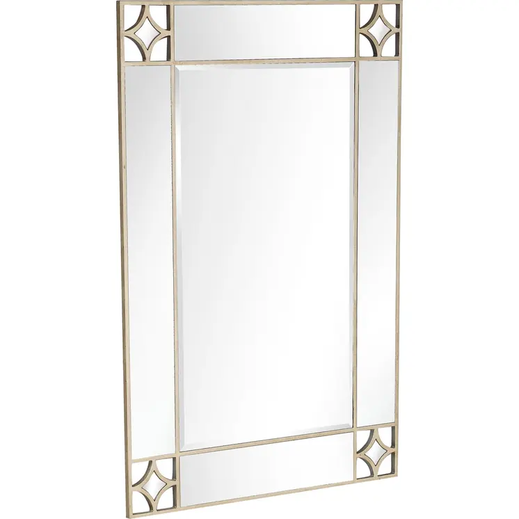 46" Champagne Framed Accent Mirror