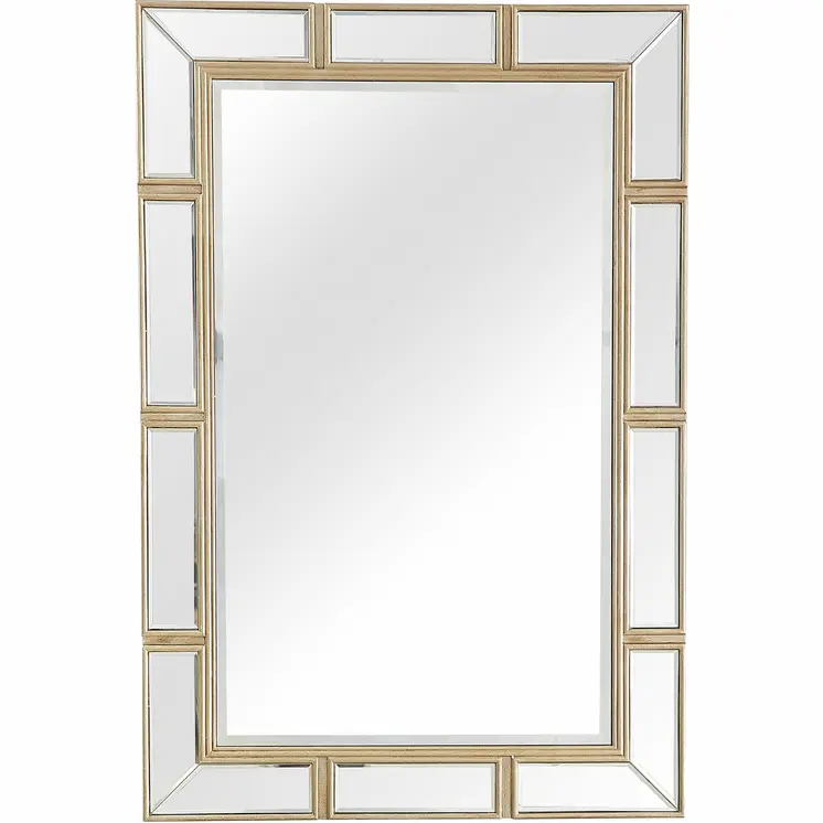 45" Silver Framed Accent Mirror