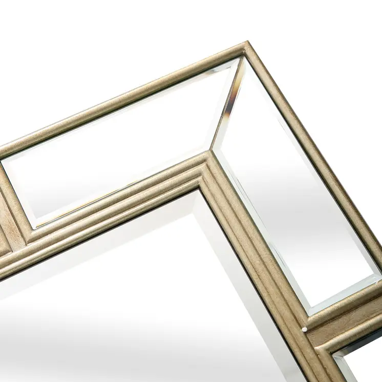 45" Silver Framed Accent Mirror