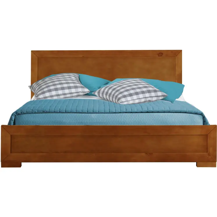 Brown Wood Twin Bed Frame