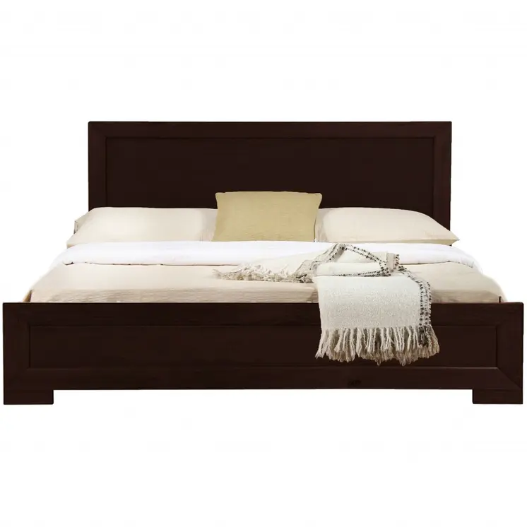 Espresso Wood Twin Platform Bed