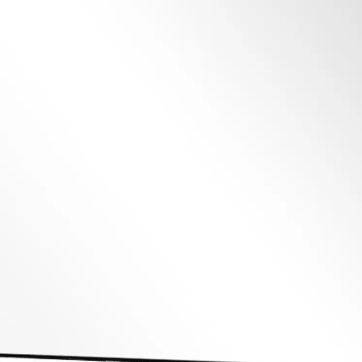 38" Black Plastic Framed Accent Mirror
