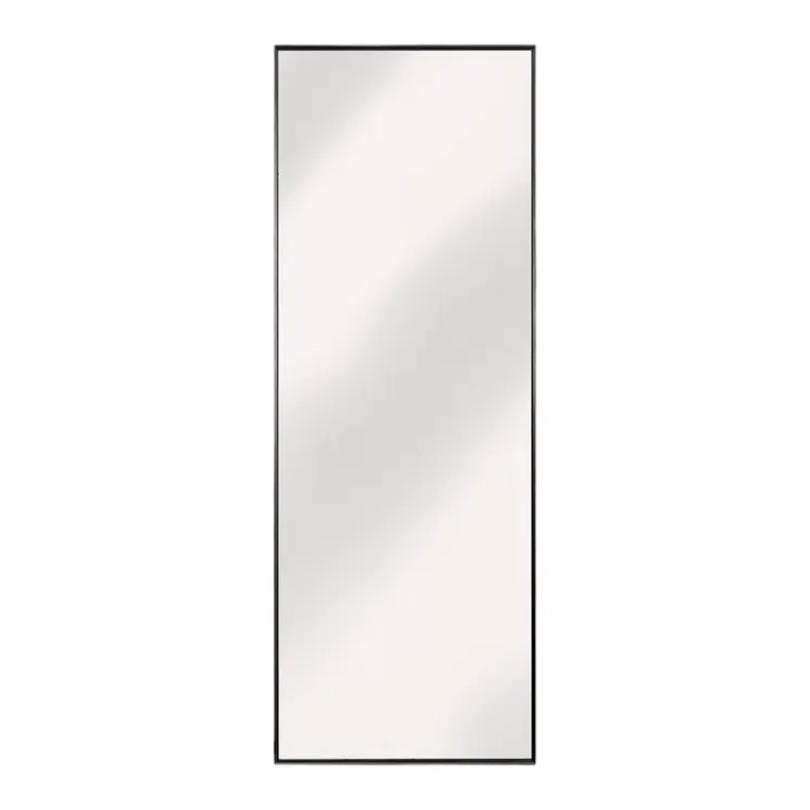 59" Black Metal Framed Full Length Mirror