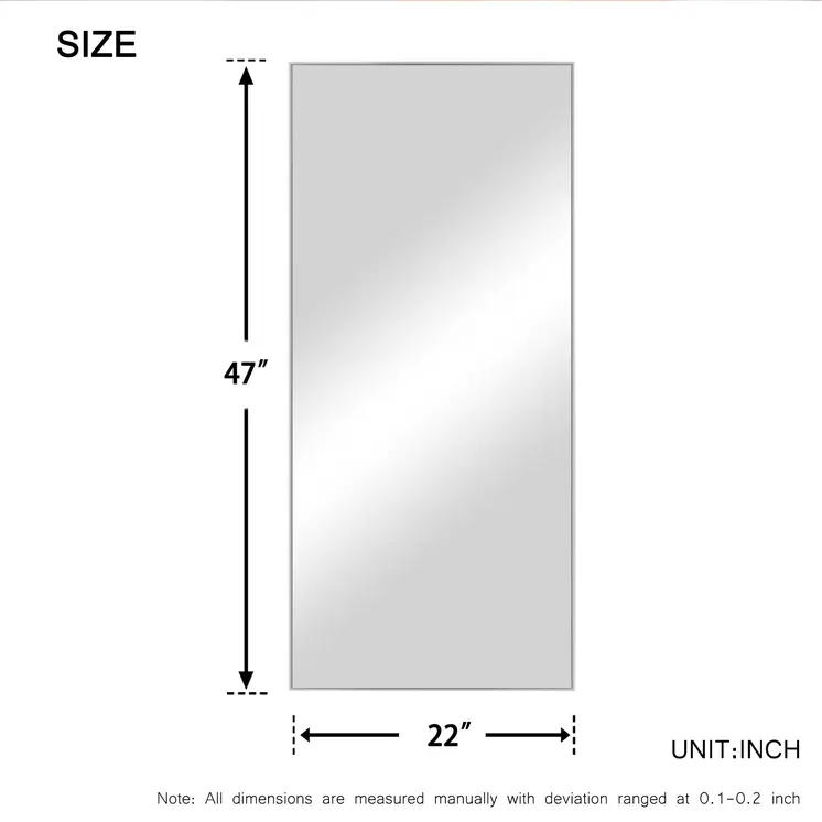 Silver Framed Wall Mirror