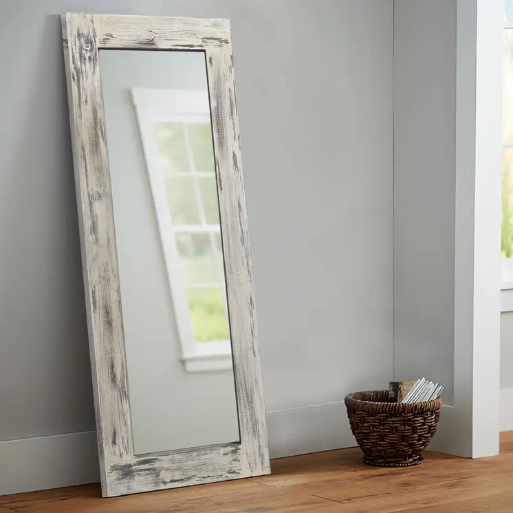 Dark Gray Solid Wood Framed
