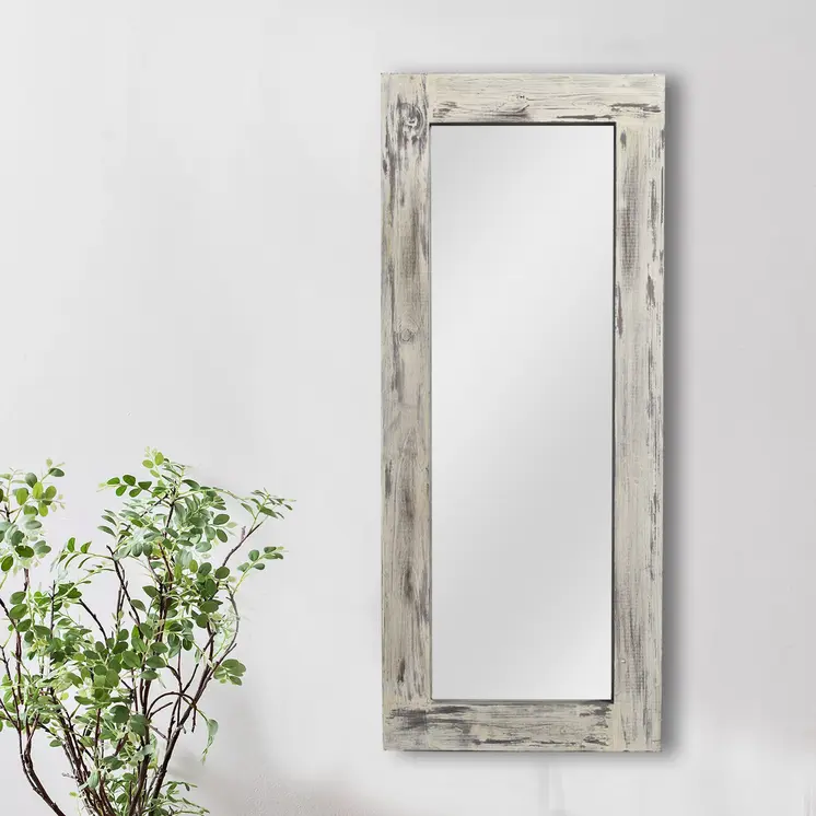 Dark Gray Solid Wood Framed