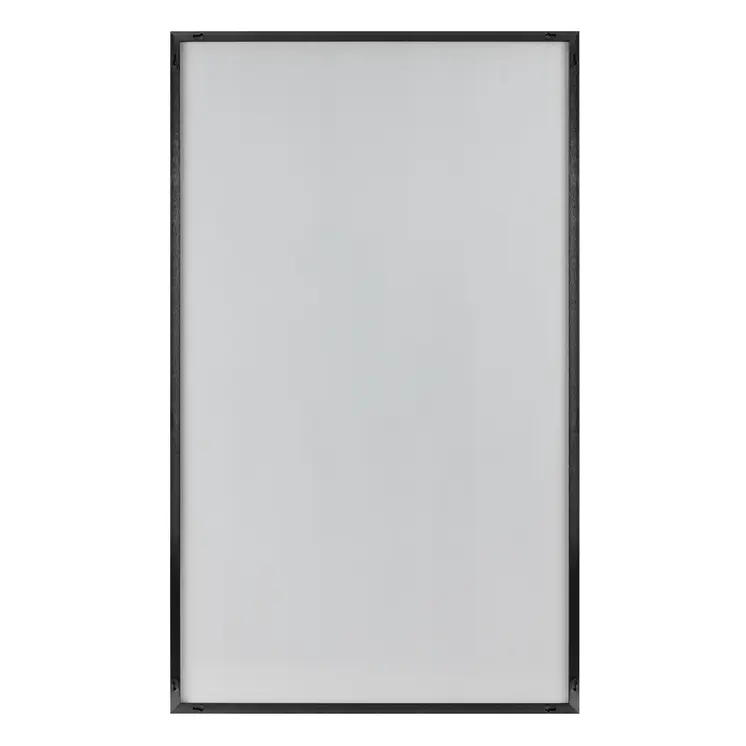 Jumbo Minimal Black Bathroom Vanity Mirror