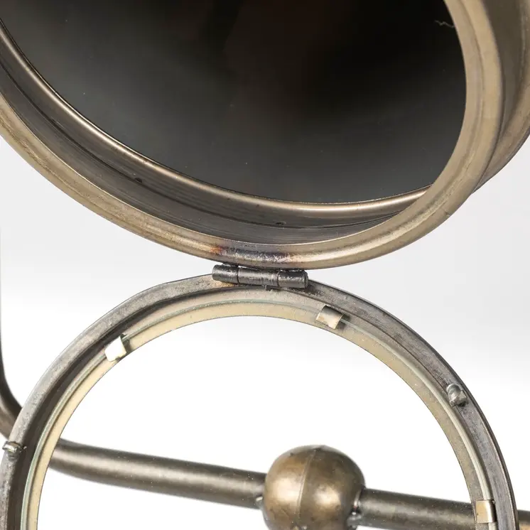 61" Gold LED Floor Lamp With Gold Metal Shade