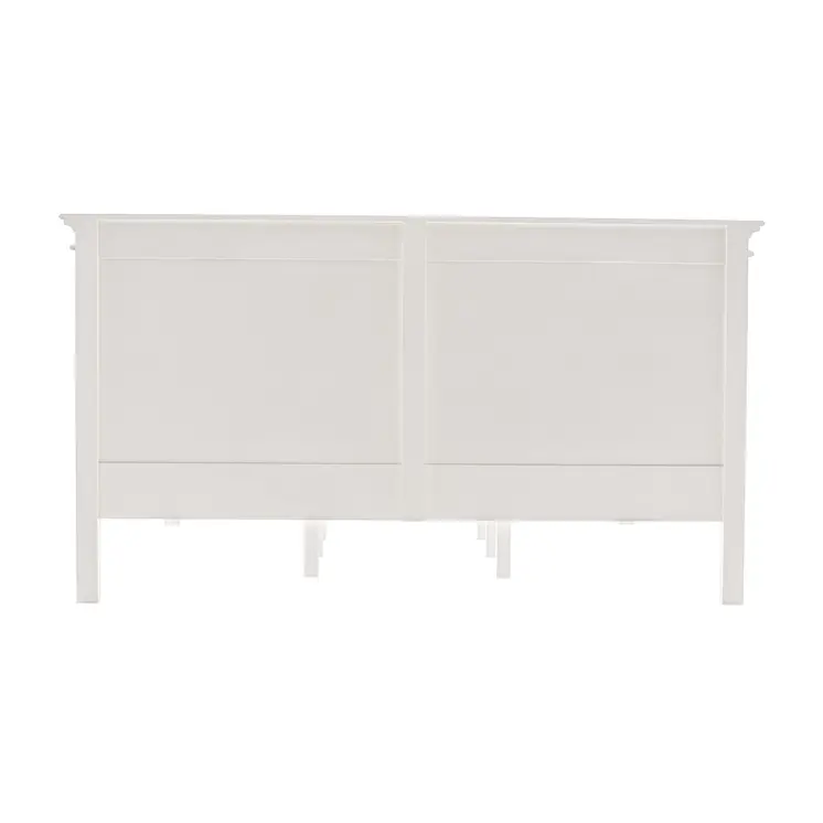 Classic White Panel King Size Bed