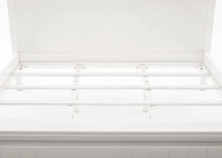 Classic White Panel King Size Bed