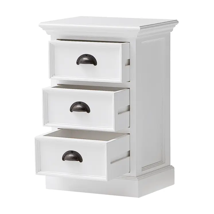 24" Solid Wood and Wood Nightstand