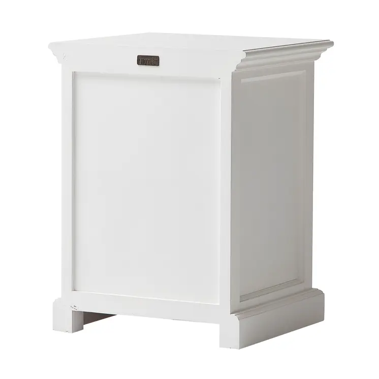 24" Solid Wood and Wood Nightstand