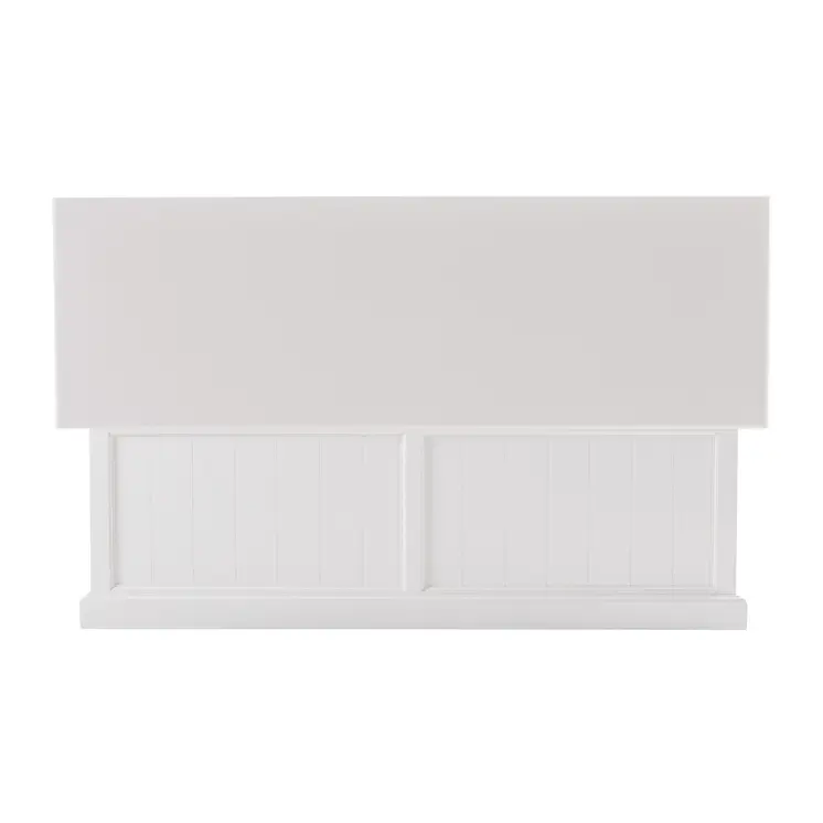 55" White Solid Wood Chest