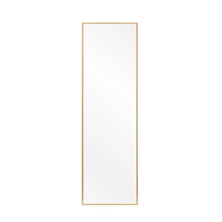 51" Gold Metal Framed Freestanding Standing Mirror