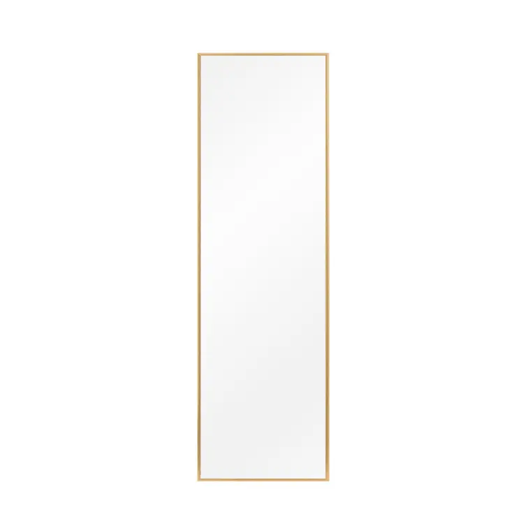 51" Gold Metal Framed Freestanding Standing Mirror