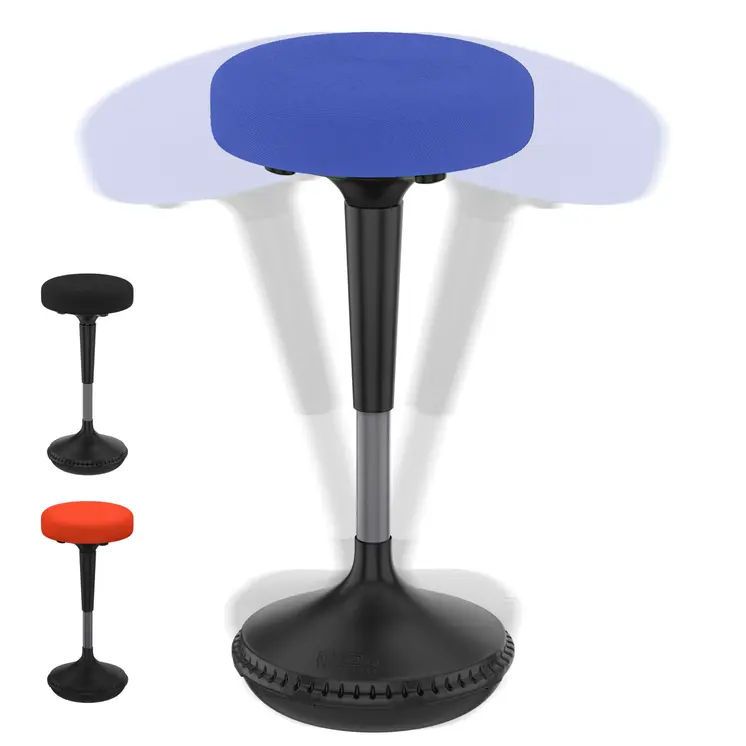 Blue Tall Swivel Active Balance Chair
