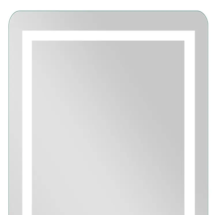 LED Strip Rounded Rectangle Wall Mirror