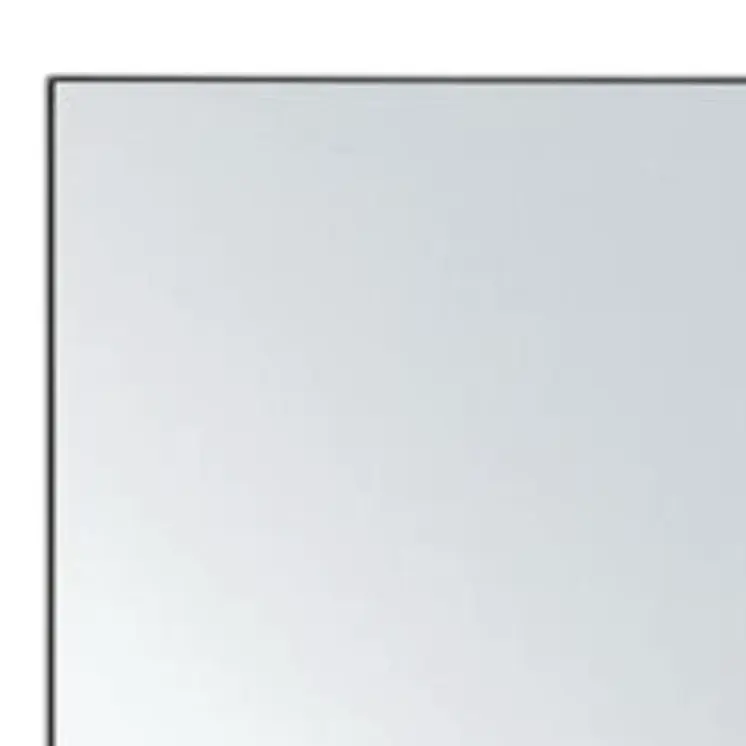 71" Black Metal Freestanding and Wall Mount Accent Mirror