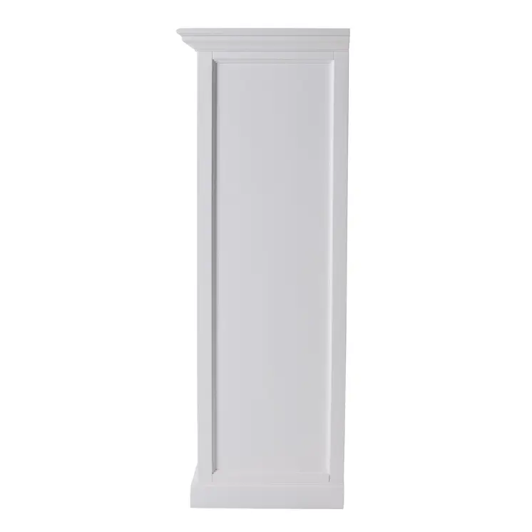 52" White Two Drawer Storage Cabinet With Baskets
